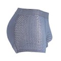 Miniatyrbild 1 av 5: Nya Heta Nylon Ice Silk Andningsbara Herrkalsonger, Herrars Sömlösa Ice Silk G-String Underkläder (L Mörkblå)
