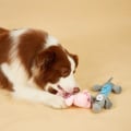 Miniatyrbild 4 av 5: 3-delad husdjur hund, katt, plysch tecknad brodyr, bitbeständig an