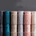 Miniatyrbild 3 av 5: Handdukar - Set om 3 100% bomull badlakan - 75*150cm+34*75cm+34*3