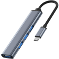 Miniatyrbilde 1 av 5: USB C Hub - 4 i 1 Multi USB-port per PC Docking Station Hub USB C til USB