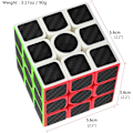 Pikkukuva 5 / 5: Puzzle-kuutio 3x3x3 Uusi Cubo Ultra Fast Hiilikuitutarra