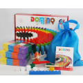 Miniatyrbilde 1 av 5: 360 stk. dominobrikker/tre-dominoer stor utgave dominospill + pose + hefte + tilbehør