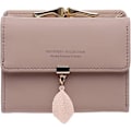 Miniatyrbild 1 av 5: Liten Clutch-plånbok i Läder för Flickor och Kvinnor, Kortinnehavare (Z-lotus Rosa) Z-lotus Rosa -