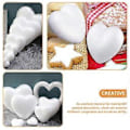 Miniatyrbillede 2 af 3: 12 stk. Hjerteformede skumkugler Hjertekugler Bryllup DIY Skumkugler Valentinspynt