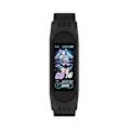 Miniatyrbillede 3 af 5: Til Xiaomi Mi Band 3 / 4 / 5 Twill 8-formet Spænde Urrem (Sort)