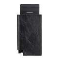 Män - svart korthållare Anti Hacking RFID Bifold Läder Plånbok