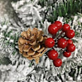 Miniatyrbillede 5 af 5: Jule Rattan Guirlande Kunstig Jule Rattan Dekoration Juledekoration til Indendørs eller Udendørs Indretning