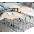 Miniatyrbillede 3 af 5: Sorte, hårklemmefødder 4 tommer, sæt med 4 DIY metalbordmøbler