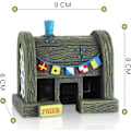 Miniatyrbild 5 av 5: Set med 3 Spongebob Squarepants akvariedekorationer