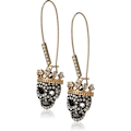 Miniatyrbilde 1 av 3: Pave Skull Dangle Ørepynt