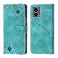 Miniatyrbilde 2 av 5: Embosset PU-etui for Motorola Edge 30 Neo (Grønn)