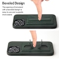 Miniatyrbild 5 av 5: Fierre Shann Holder PU-fodral för iPhone 15 Plus (Grön)