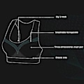 Pikkukuva 5 / 5: Ion Lifting & Lymphvity Detoxification -rintaliivit, Ionic Lifting & Lymphatic Drainage -rintaliivit, Ion hengittävät muotoilevat rintaliivit (3XL oranssi)