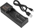 LiitoKala lii-100B Mini USB Multifunktions Batteriladdare Kompatibel 118650 26650 16340 14500