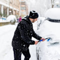 Miniatyrbilde 3 av 5: (Svart) 2 i 1 isskrape og snøbørste, bilsnøbørste, bilisskrape, avtakbar snøbørste, sn