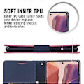 Pikkukuva 4 / 5: Samsung Galaxy Note20 Nahkainen Kotelo (Punainen)