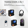 Miniatyrbillede 2 af 5: Bluetooth 5.2-adapter til bil, 2-i-1 Bluetooth-lydtransceiver