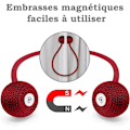 Pikkukuva 4 / 5: Magneettiset verhonauhat magneettiset punotut verhot