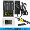Miniatyrbillede 3 af 4: (Euro-standard) liitokala LII - 600 LCD-skærm lithium-batterioplader med detektion