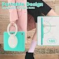 Pikkukuva 3 / 5: TPU + PC -suojaava tabletin kuori Samsung Galaxy Tab A9+:lle (Mint Green)