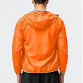 Miniatyrbild 2 av 3: Lätt Herr Casual Jacka Combat Utomhus Vandring Huva Kappa Överdelar-r (2XL Orange)