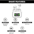 Miniatyrbillede 5 af 5: Bluetooth headset høj kvalitet lang batterilevetid stort batteri in-ear high-end støjreducerende hovedtelefoner til mænd og kvinder (sort)