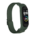 Pikkukuva 4 / 5: Xiaomi Mi Band 3 / 4 / 5:lle Twill 8-muotoinen Solki Ranneke (Army Green)