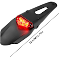 Miniatyrbilde 5 av 5: Motorsykkel LED-baklykt med gjørmebeskyttelse, baklykter for