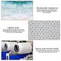 Miniatyrbilde 4 av 5: Sklisikker absorberende gulvmatte dørmatte for hjem inngang stue strand (50*80cm)