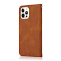 Miniatyrbilde 3 av 5: To-fargets lærveske for iPhone 15 Pro (Brun 1)