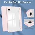 Miniatyrbillede 2 af 5: 3-folds Læderetui til Samsung Galaxy Tab A9 (Pink)