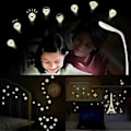 Pikkukuva 4 / 5: DIY Tähdet Eiffel-torni Pimeässä Hohtavat Seinätarrat Fluoresoivat Valotarrat Qinhai(32 )