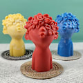 Miniatyrbillede 5 af 5: 3D Pout-Dukke Silikoneform til Aromaterapi Gips Resin Form Hjemme Ornament