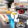 Miniatyrbilde 4 av 5: Planerfres, 8mm skaft fresestål, flatefres, platefres, tresfres, T-form R