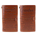 Miniatyrbillede 4 af 5: Vintage Graveret Kunstlæder Journal Notesbog Dagbog til Barnebarn (A)