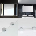 Miniatyrbilde 5 av 5: (L)8 stk Speil Klips Glass Klemme Klemme Holder Sink Alloy Festespeil Brakett for 3-5mm Tykk Glas