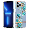 Pikkukuva 1 / 4: Kukkien ja Kasvien Sarjan TPU-Kuosi iPhone 15 Pro:lle (Sininen)