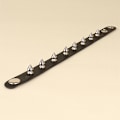 Miniatyrbillede 2 af 5: Nittet armbånd Nitter armbånd Læder nitter armbånd Manchet til