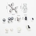 Miniatyrbillede 2 af 5: 15 stk. 3D Clog-Sandaler Smykker, Sko Charms, Søde Sko Ornamenter