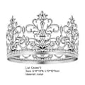 Miniatyrbillede 4 af 5: Kagepynt Realistisk Udseende Rustfri Metal Krone Kagepynt Royal Tema Baby Shower Dekoration til Hjemmet (L Gylden)