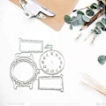 Miniatyrbillede 3 af 5: Metal Stans til Kunsthåndværk, Skæring, Prægning, DIY, Skabeloner til Scrapbooking