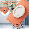 Miniatyrbillede 5 af 5: TPU + PC Beskyttende Tablet Etui Til Samsung Galaxy Tab A9+ (Living Coral)