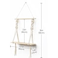 Miniatyrbilde 3 av 5: Ledge tre dekorative plante enkle dusk håndvevde be