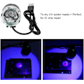 Miniatyrbilde 5 av 5: USB Mini Ultrafiolett Lys UV Lim Tørking LED Lampe for Mobil Pho