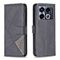 Pikkukuva 1 / 5: BINFEN COLOR BF05 Infinix Note 40 -kotelo, seisova lompakko, PU-nahka, geometrinen puhelimen suojus (tyyli A)