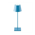 Miniatyrbillede 1 af 4: Sengelampe Øjenbeskyttelse Akryl USB Genopladelig Til Bar Restaurant Indretning Touch Kontrol System Aluminium Bordlampe (Blå)