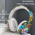 Pikkukuva 4 / 5: Valkoiset, Tuya Lasten Langattomat Bluetooth DJ-Kuulokkeet