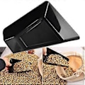 Miniatyrbilde 5 av 5: Serveringsbrett for snacks, gjenbrukbart, stabilt, stor kapasitet, kaffebønne-smaksbrett for spisestue Qinhai (Grønn)