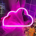 Miniatyrbild 1 av 5: Moln Neon Skyltar, Neon Skylt för Väggdekor, Neonljus för Estetisk Rumsinredning, USB/Batteridrivna LED Neon Skyltar för Sovrum, Vardagsrum, Jul