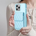 Miniatyrbillede 2 af 5: Lodret Wallet PU-etui til iPhone 15 Pro Max (Blå)
